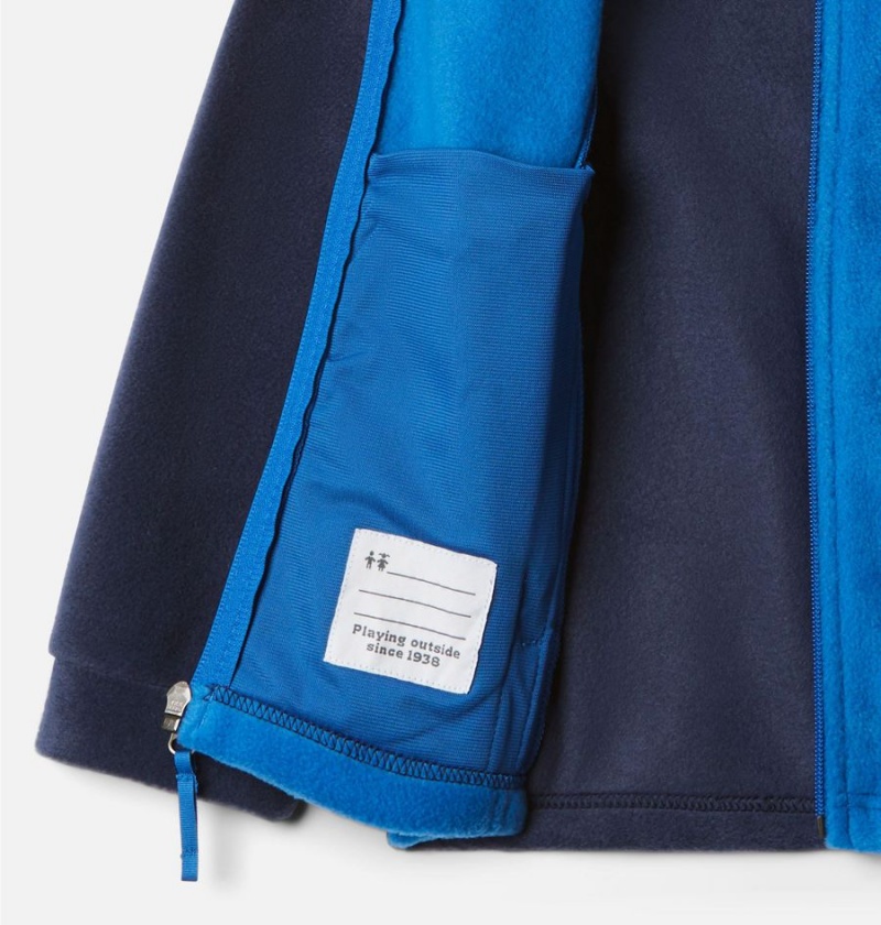 Columbia Steens Mountain II Fleece Kids' Jacket Blue | JHXSAP-465