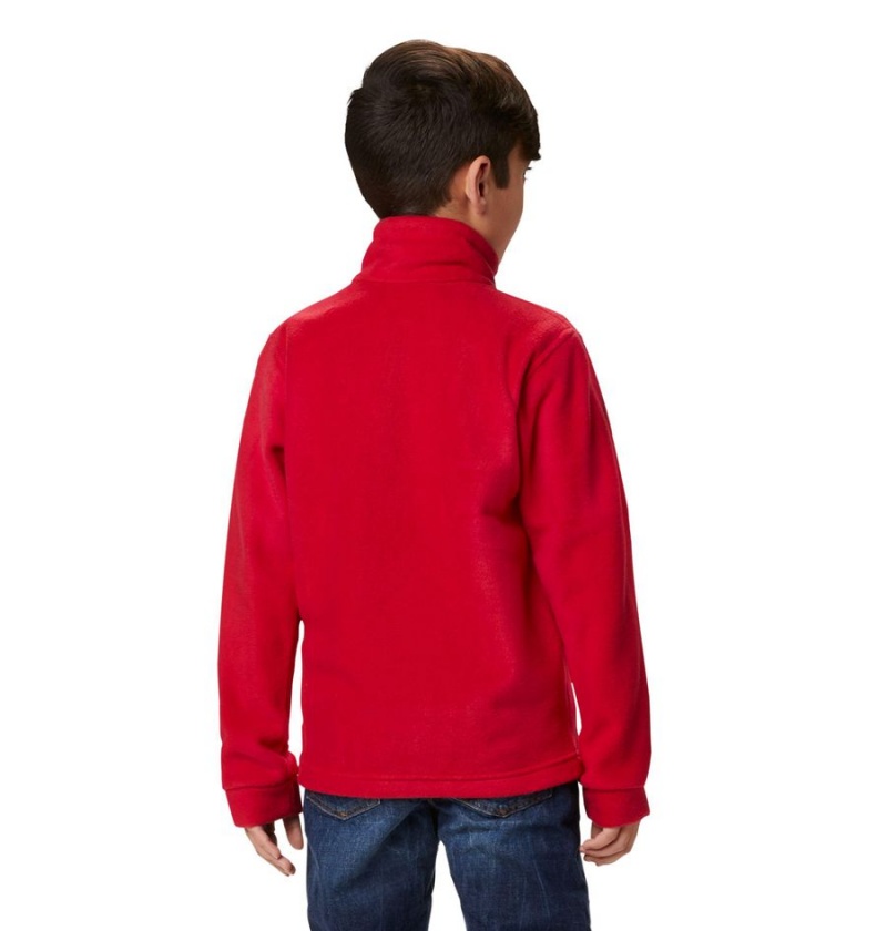 Columbia Steens Mountain II Fleece Kids' Jacket Red | EZUNSO-106