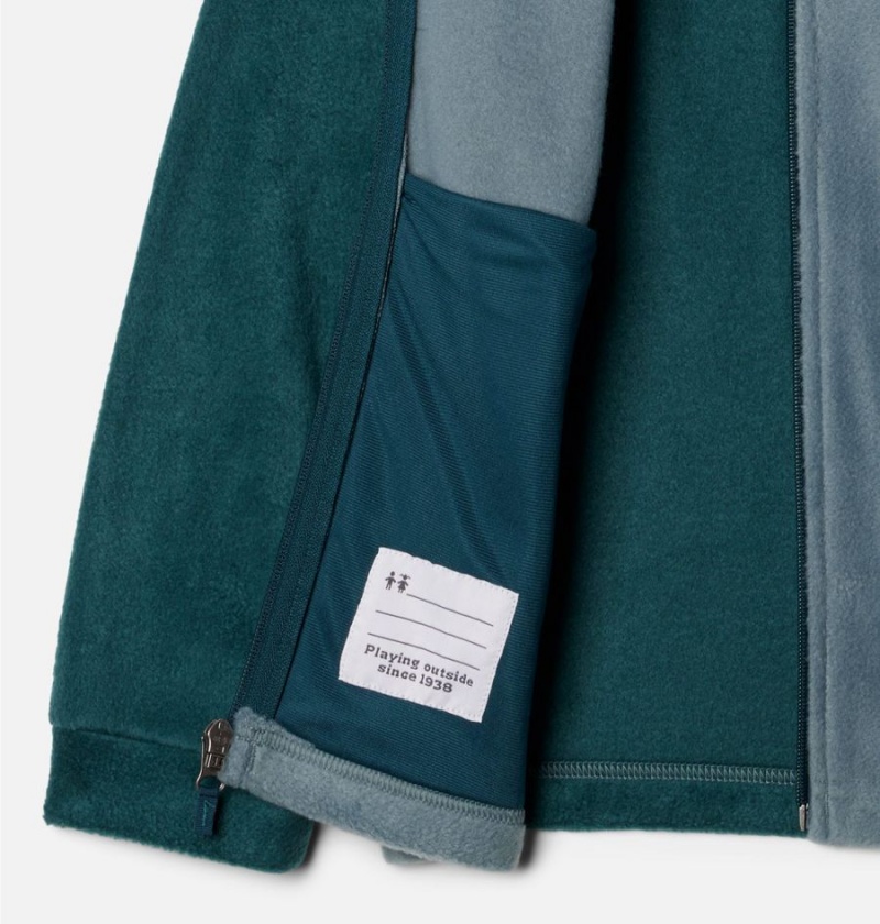 Columbia Steens Mountain II Fleece Kids' Jacket Turquoise | VGNCQJ-027