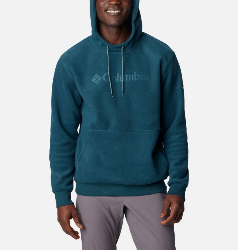 Columbia Steens Mountain Men's Hoodie Turquoise | VPYKJR-037