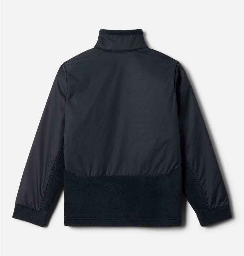 Columbia Steens Mountain Overlay Fleece Kids' Jacket Black | WRNEVL-089