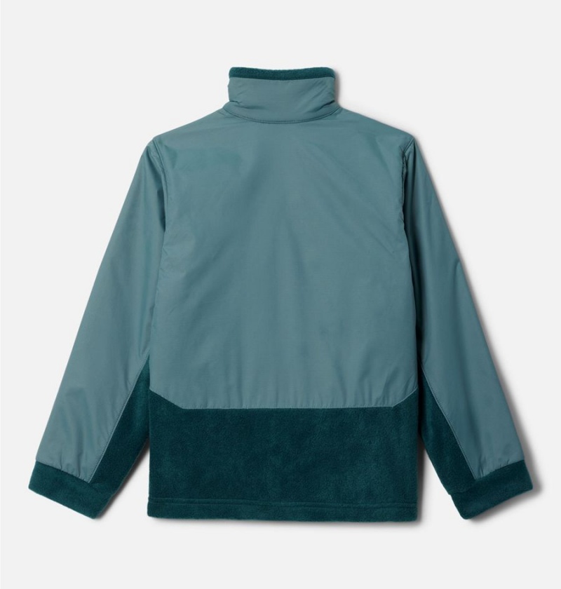 Columbia Steens Mountain Overlay Fleece Kids' Jacket Turquoise | MOHGQP-089