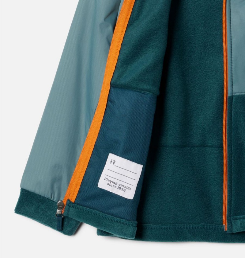 Columbia Steens Mountain Overlay Fleece Kids' Jacket Turquoise | MOHGQP-089