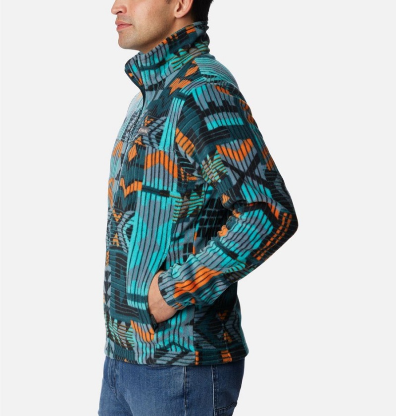 Columbia Steens Mountain Printed Men's Fleece Jacket Multicolor | DTAMQI-826