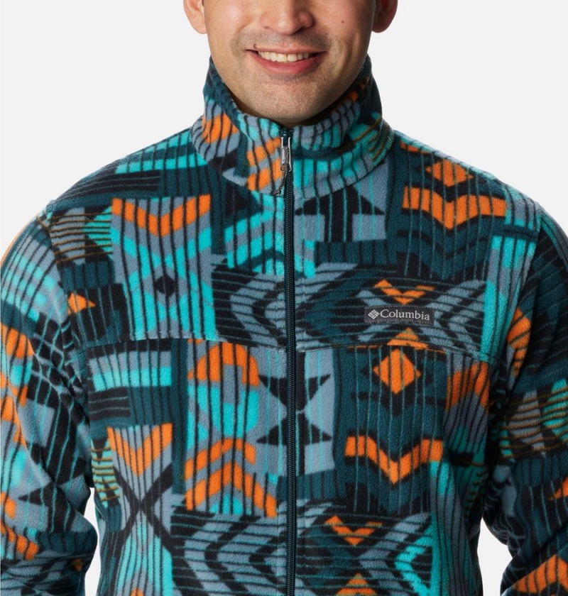 Columbia Steens Mountain Printed Men's Fleece Jacket Multicolor | DTAMQI-826