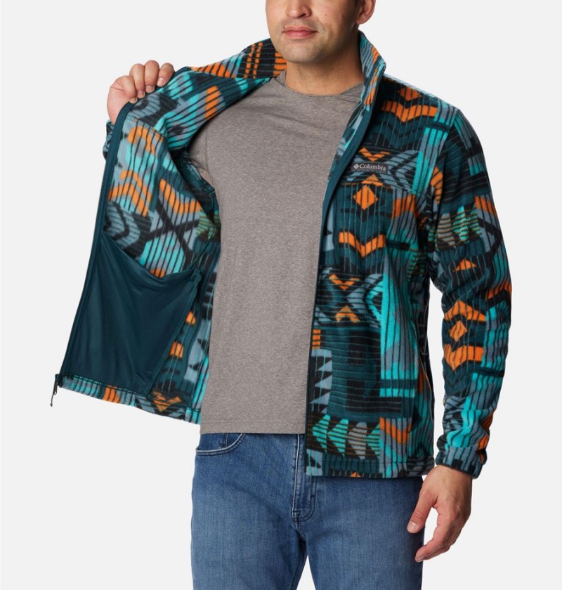 Columbia Steens Mountain Printed Men's Fleece Jacket Multicolor | DTAMQI-826