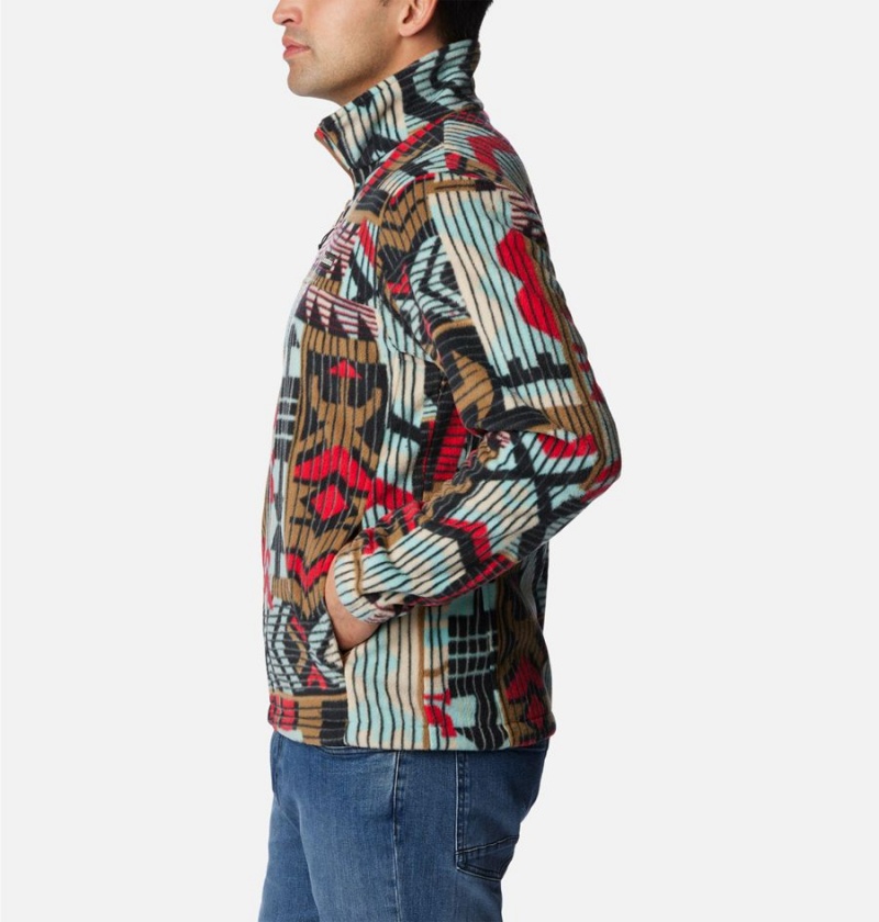 Columbia Steens Mountain Printed Men's Fleece Jacket Multicolor | QFGPDE-671