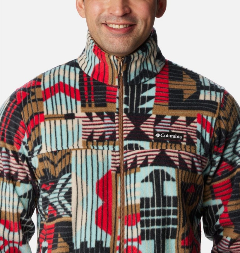 Columbia Steens Mountain Printed Men's Fleece Jacket Multicolor | QFGPDE-671