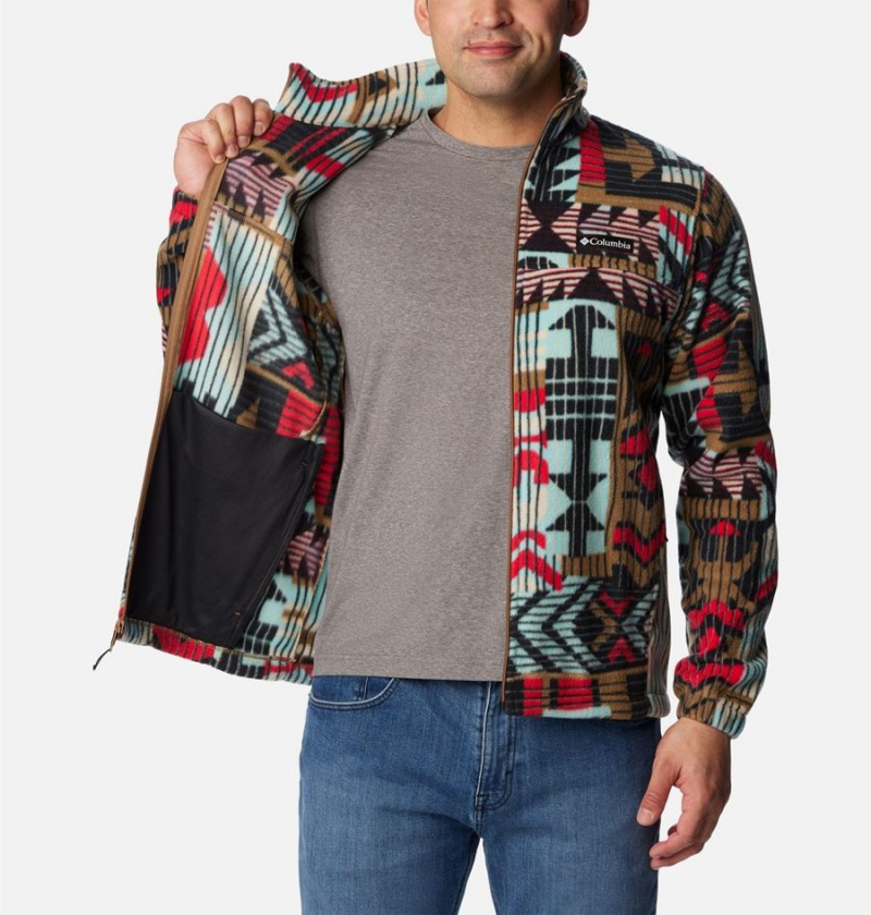 Columbia Steens Mountain Printed Men's Fleece Jacket Multicolor | QFGPDE-671