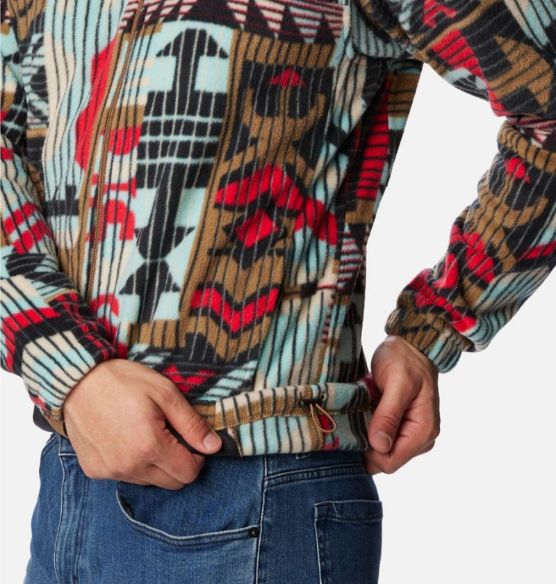 Columbia Steens Mountain Printed Men's Fleece Jacket Multicolor | QFGPDE-671