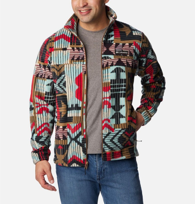 Columbia Steens Mountain Printed Men's Fleece Jacket Multicolor | QFGPDE-671