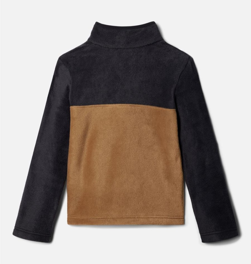 Columbia Steens Mountain Quarter Snap Pull-Over Kids' Fleece Brown | BIOLKG-234
