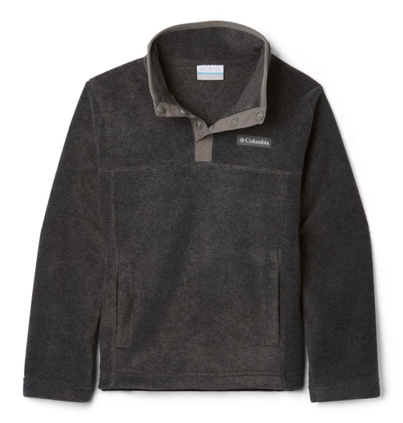 Columbia Steens Mountain Quarter Snap Pull-Over Kids\' Fleece Grey | KVASPC-142