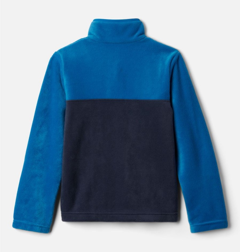 Columbia Steens Mountain Quarter Snap Pull-Over Kids' Fleece Navy | AWERYU-213