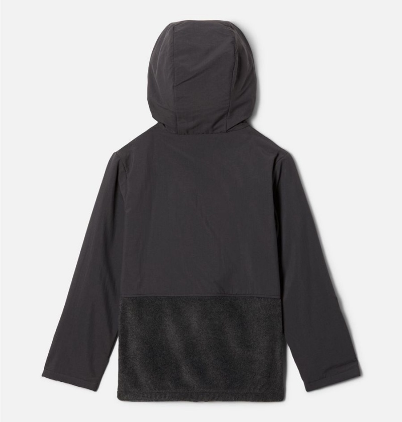 Columbia Steens Mtn Novelty Full Zip Fleece Kids' Hoodie Grey | IEGLQK-835