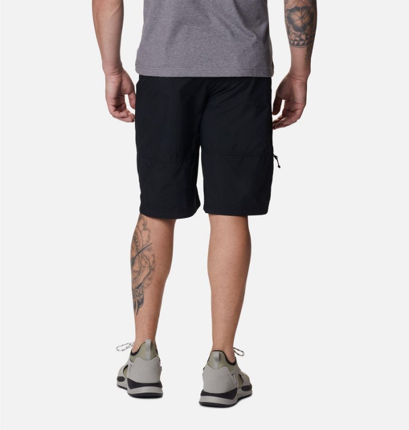 Columbia Summerdry Belted Men's Shorts Black | CJTOKL-125