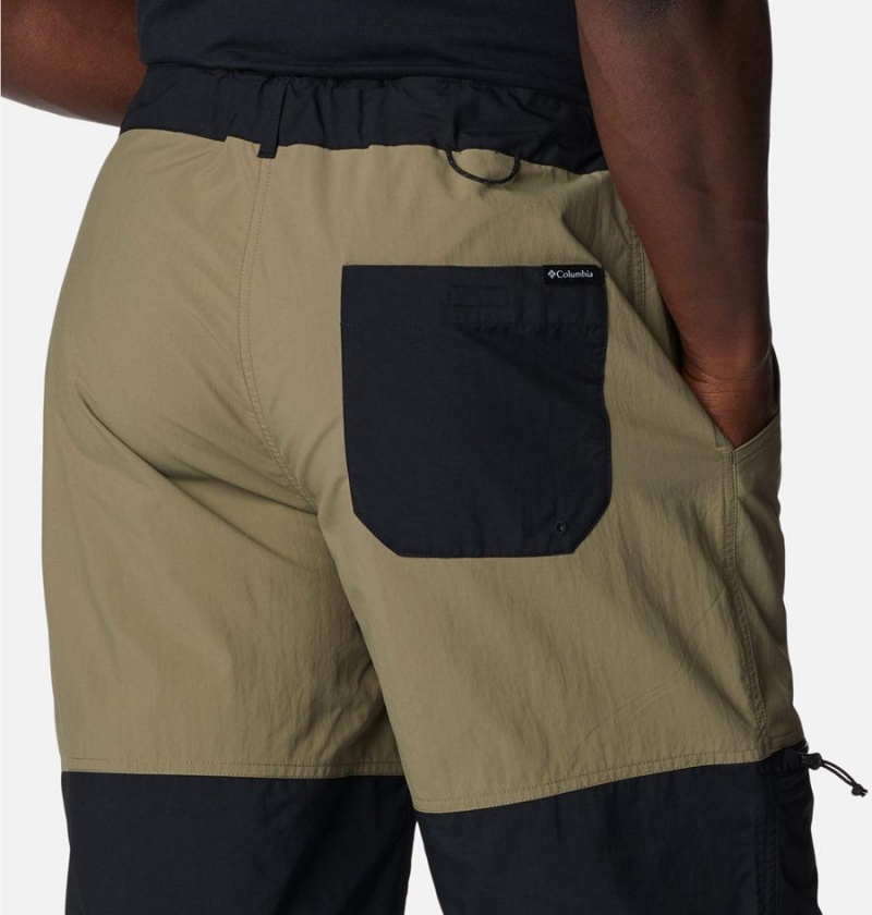 Columbia Summerdry Belted Men's Shorts Green | KAZWHQ-068