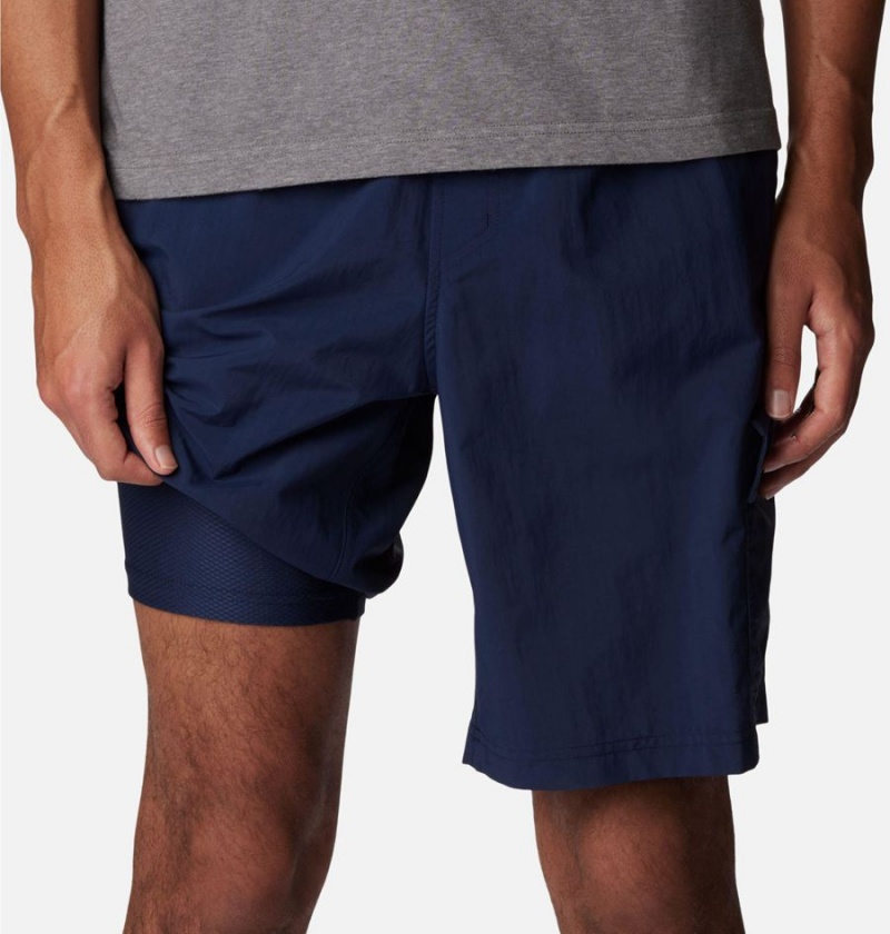 Columbia Summerdry Brief Men's Shorts Navy | BOWUJK-971