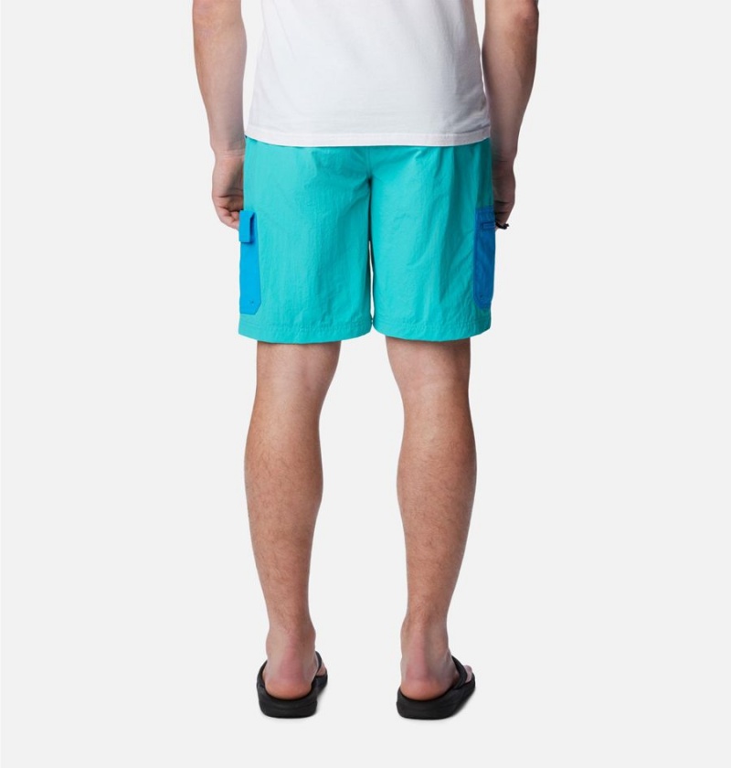 Columbia Summerdry Brief Men's Shorts Turquoise | HFWLNS-645