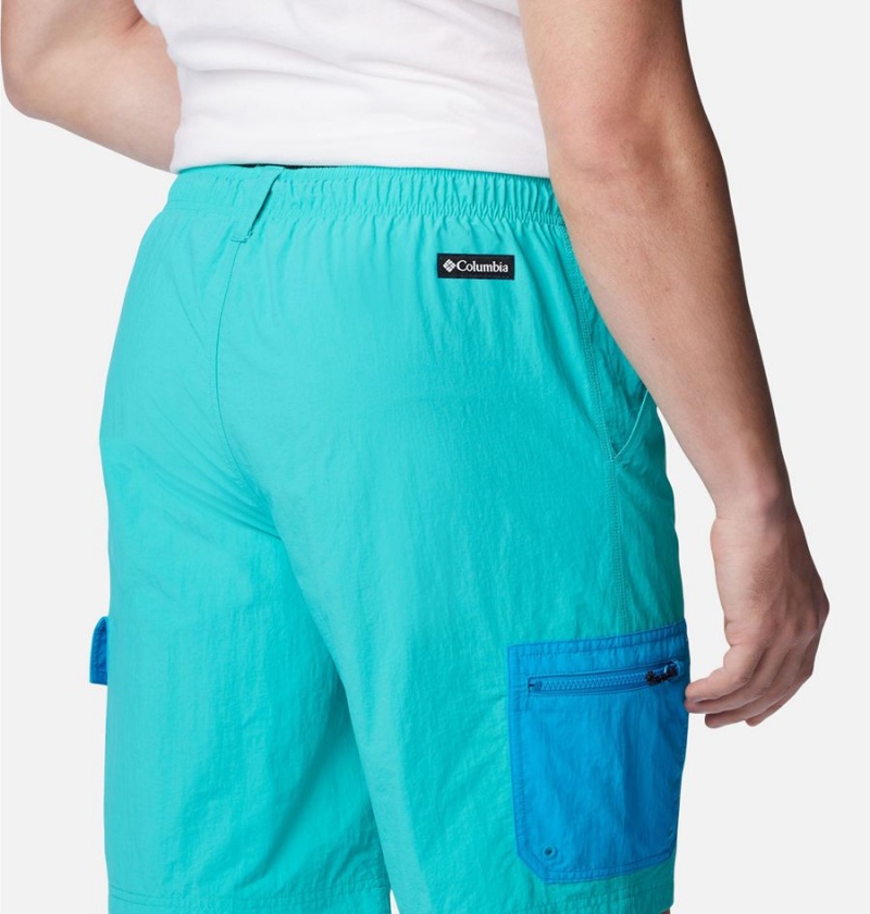 Columbia Summerdry Brief Men's Shorts Turquoise | HFWLNS-645