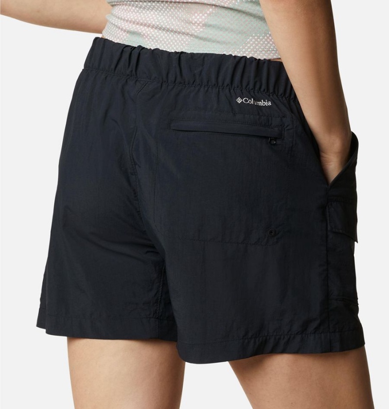 Columbia Summerdry Cargo Women's Shorts Black | KMBXIW-146