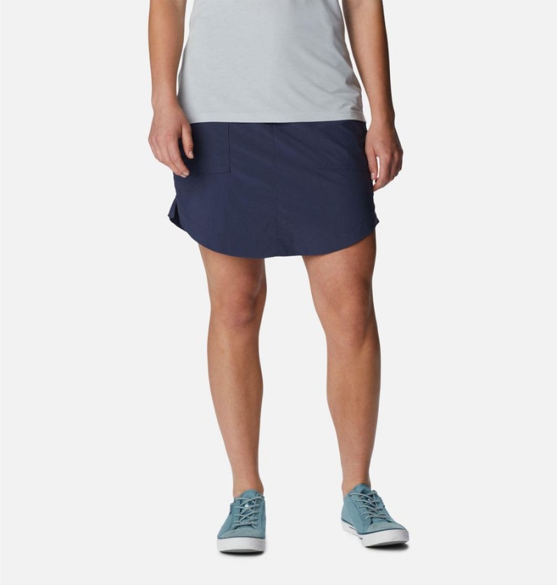Columbia Summerdry Women\'s Skirts Navy | CNHVEU-049