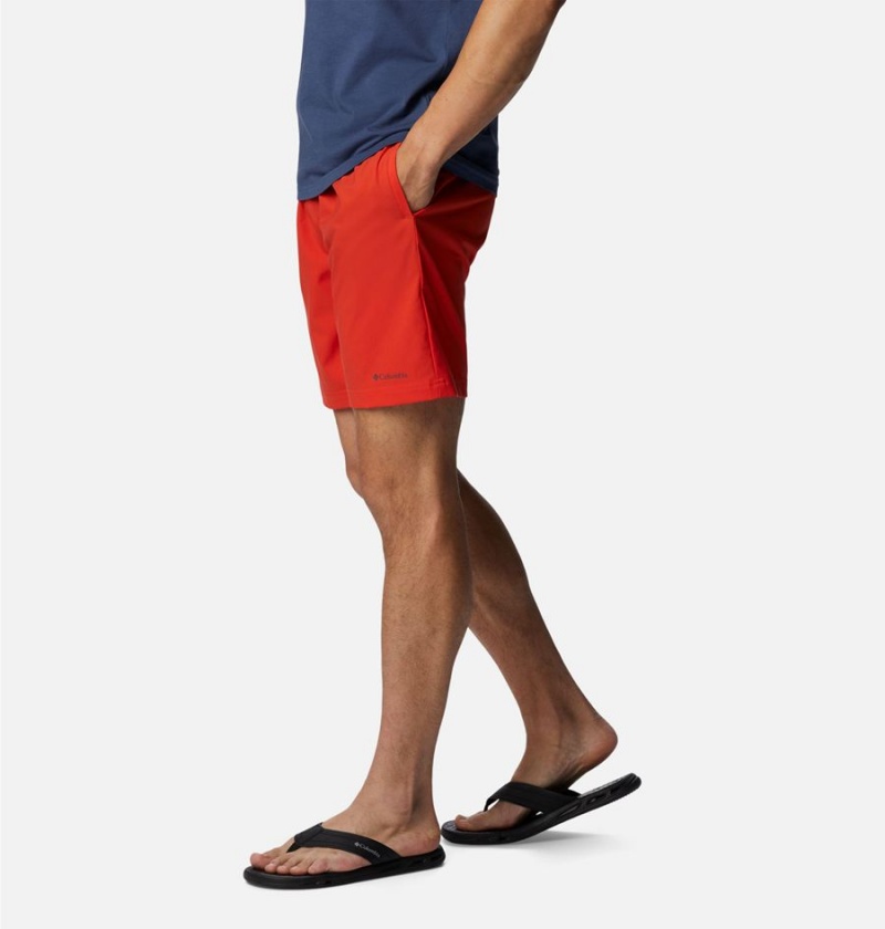 Columbia Summertide Stretch Men's Shorts Red | QDCXKN-190
