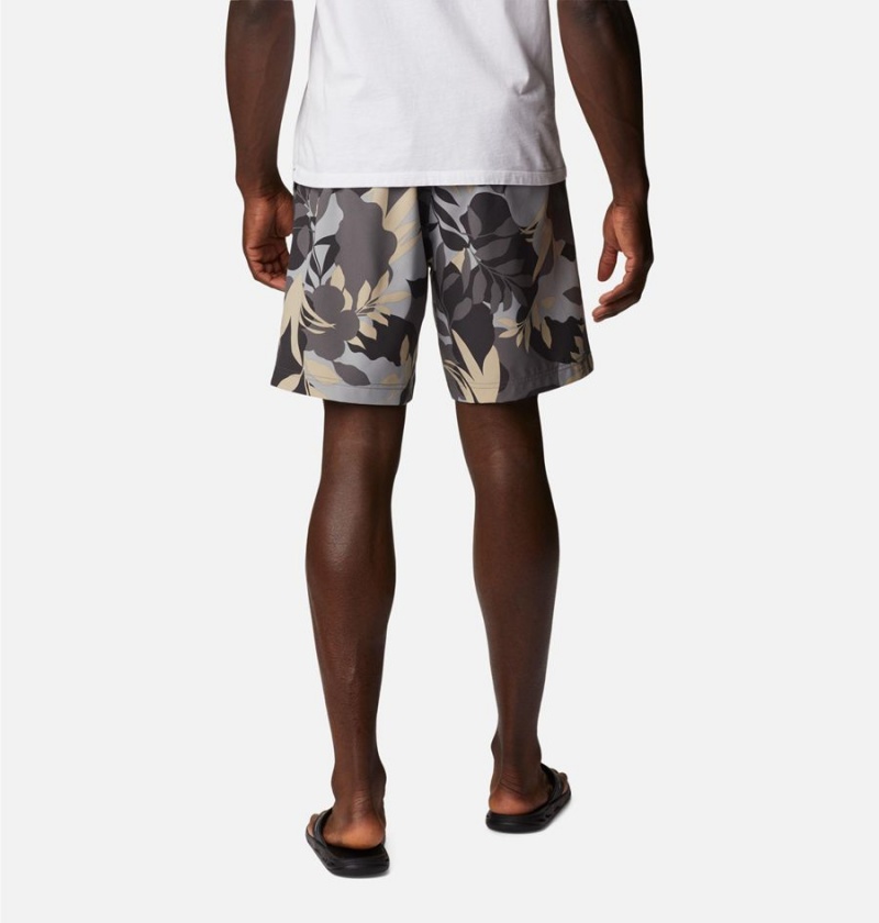 Columbia Summertide Stretch Printed Men's Shorts Grey | CJBXRV-603