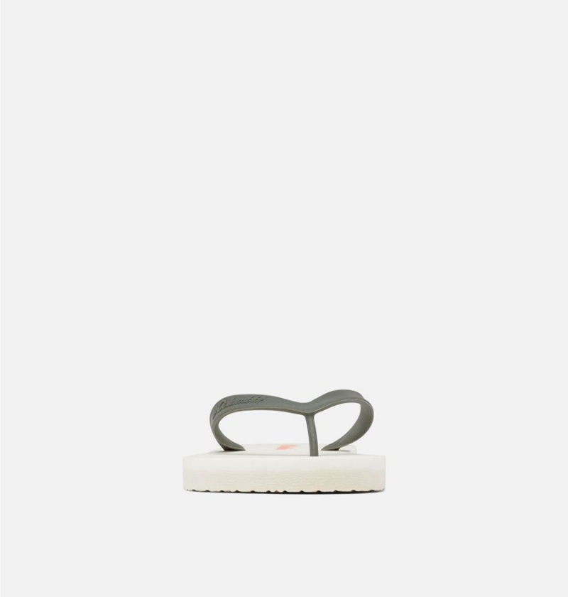 Columbia Sun Trek Flip Flop Women's Sandals White | DYQLBA-087