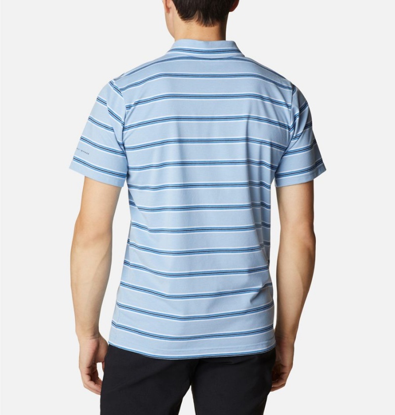 Columbia Sun Trek Men's Polo Shirt Turquoise | NTXAJK-024