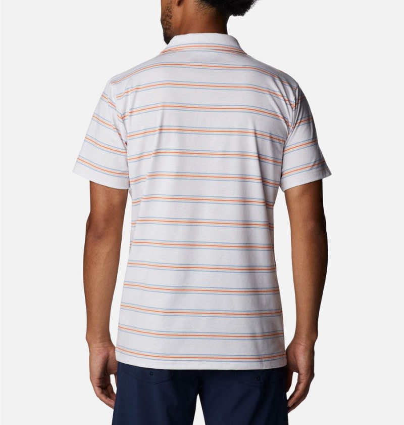 Columbia Sun Trek Men's Polo Shirt White | FCUZIL-648