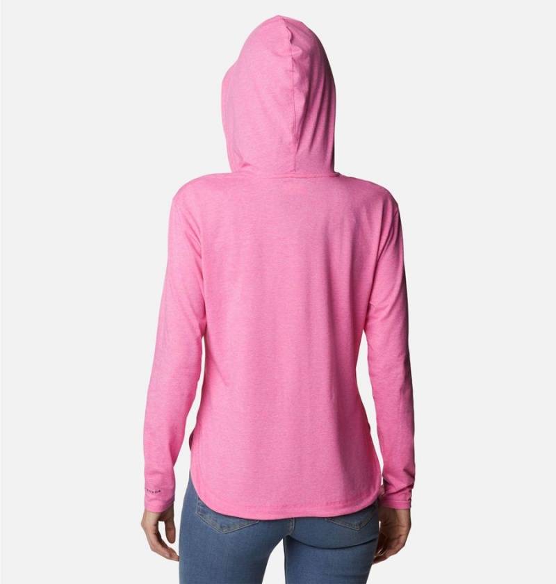 Columbia Sun Trek Pullover Women's Hoodie Pink | TYJFIZ-761