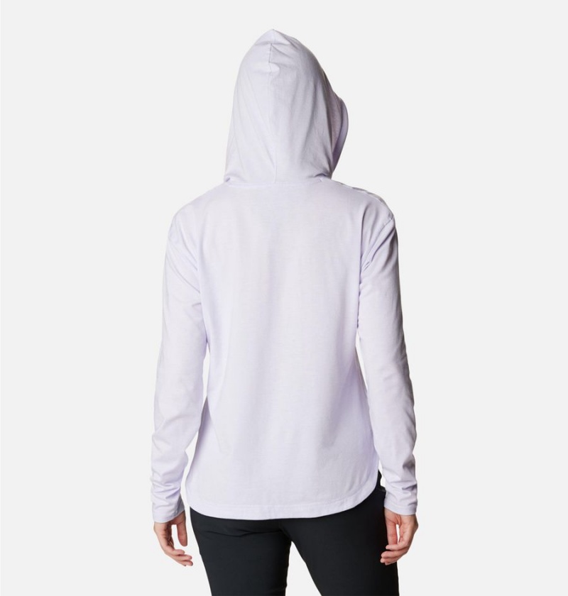 Columbia Sun Trek Pullover Women's Hoodie Purple | DWMTHC-531