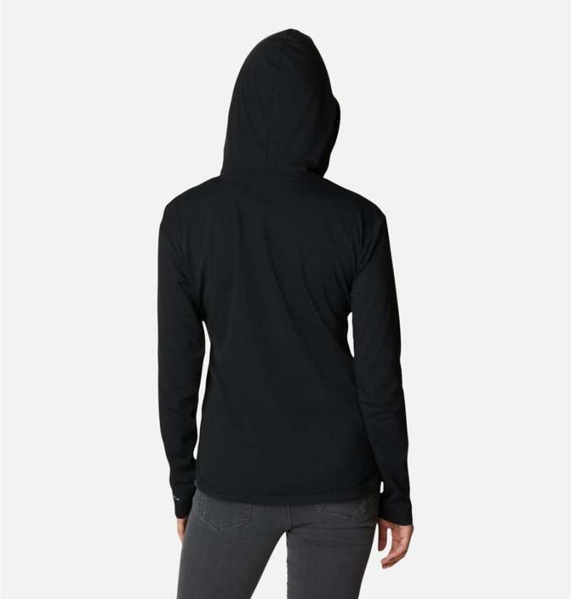 Columbia Sun Trek Pullover Women's Hoodie Black | OAXWHI-716