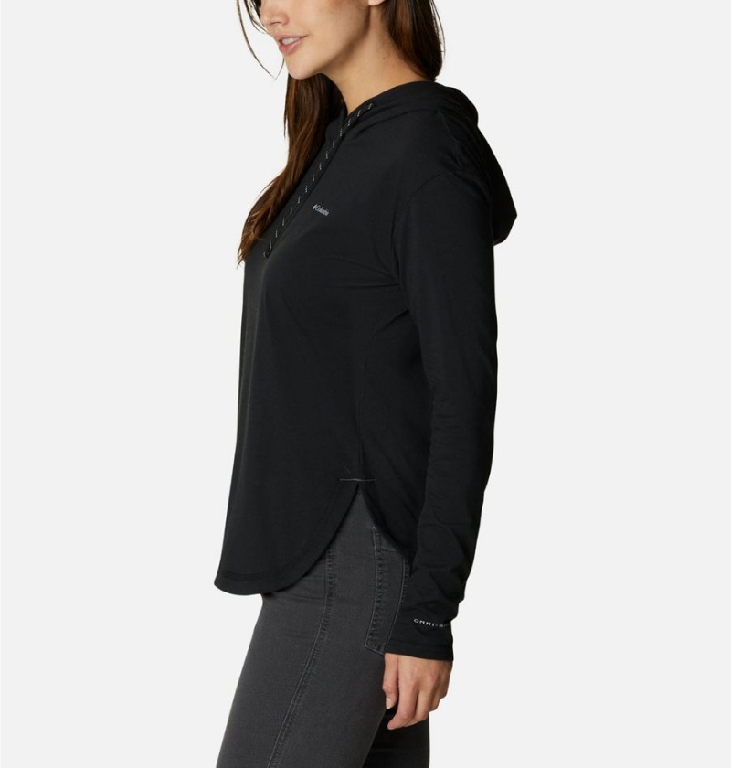 Columbia Sun Trek Pullover Women's Hoodie Black | OAXWHI-716
