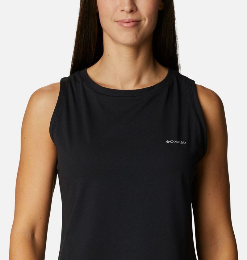 Columbia Sun Trek Women's Tank Top Black | UDTRFJ-137