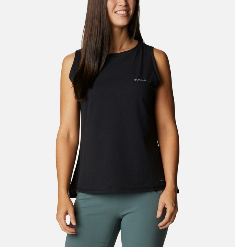 Columbia Sun Trek Women\'s Tank Top Black | UDTRFJ-137
