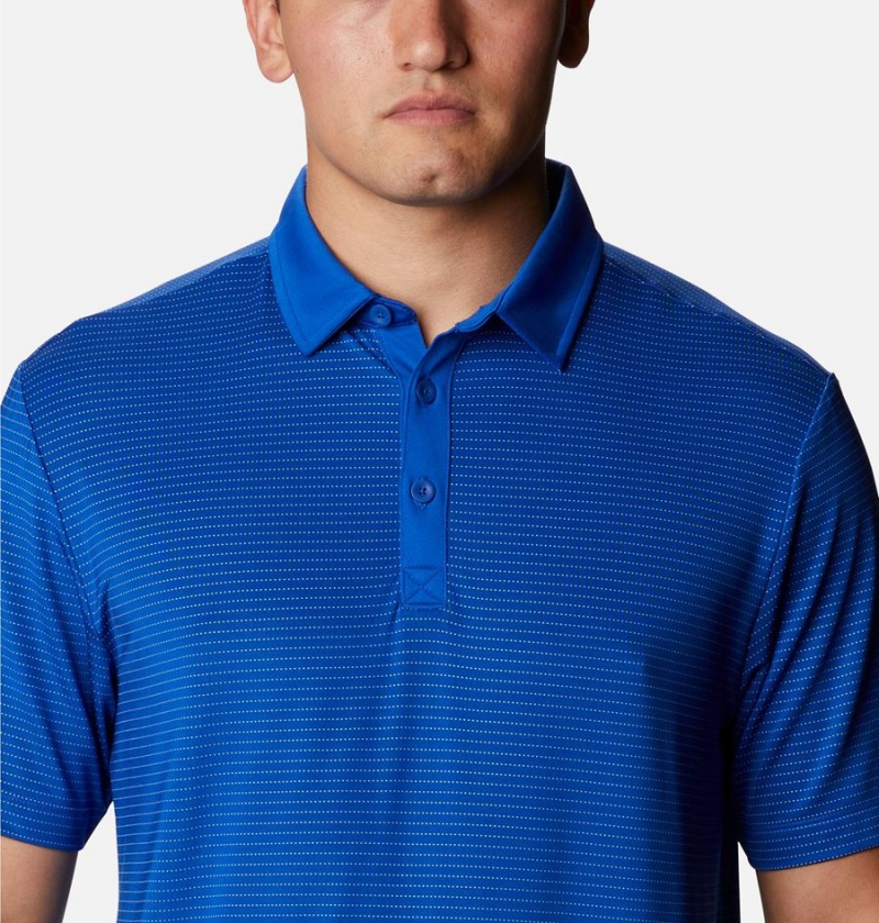 Columbia Sunday Golf Men's Polo Shirt Blue | GRPJNV-890