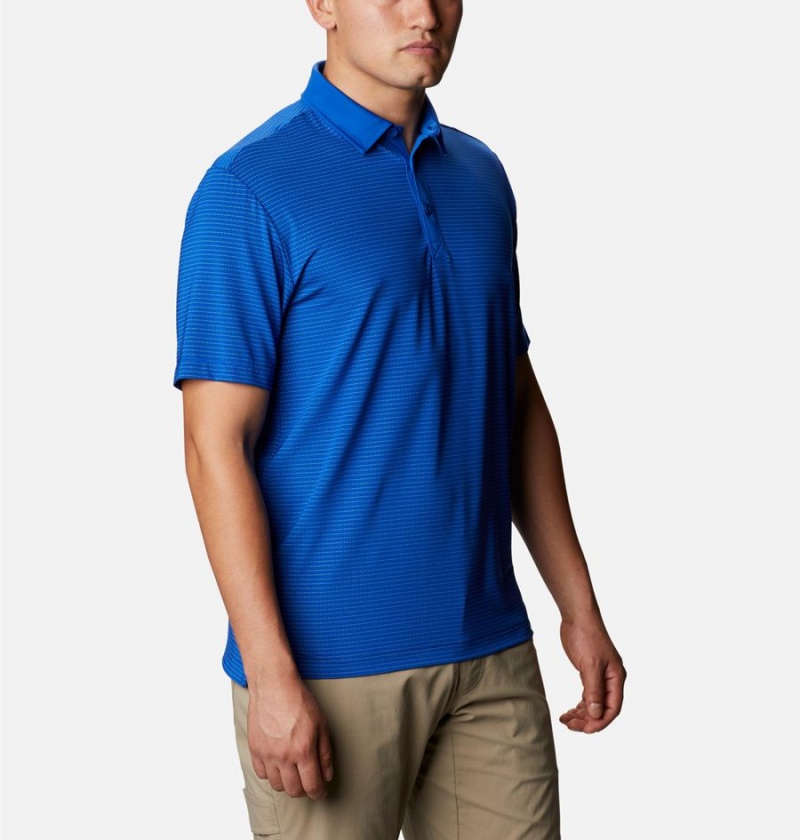Columbia Sunday Golf Men's Polo Shirt Blue | GRPJNV-890