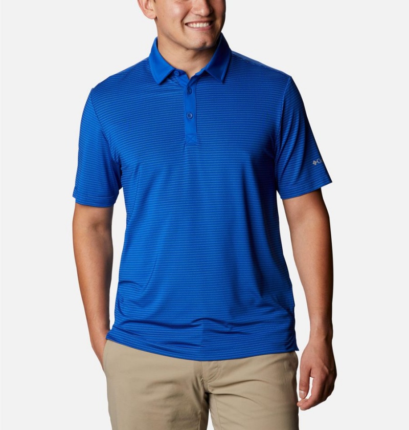 Columbia Sunday Golf Men\'s Polo Shirt Blue | GRPJNV-890