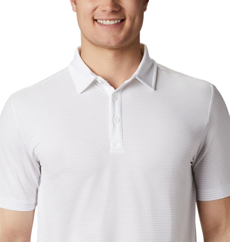 Columbia Sunday Golf Men's Polo Shirt White | VIOCAB-068
