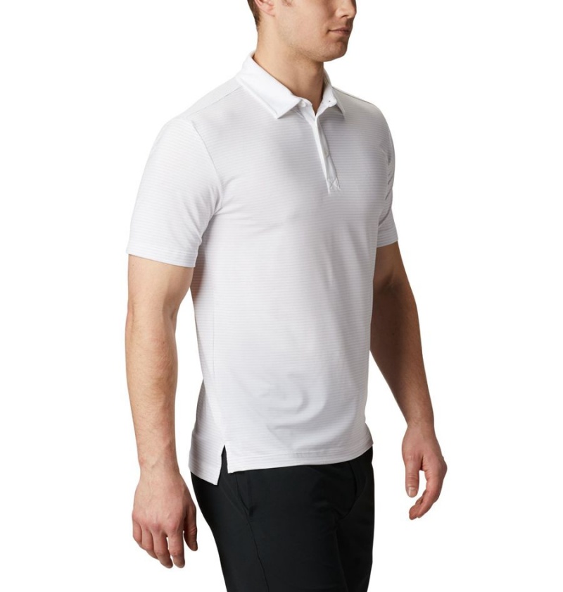 Columbia Sunday Golf Men's Polo Shirt White | VIOCAB-068