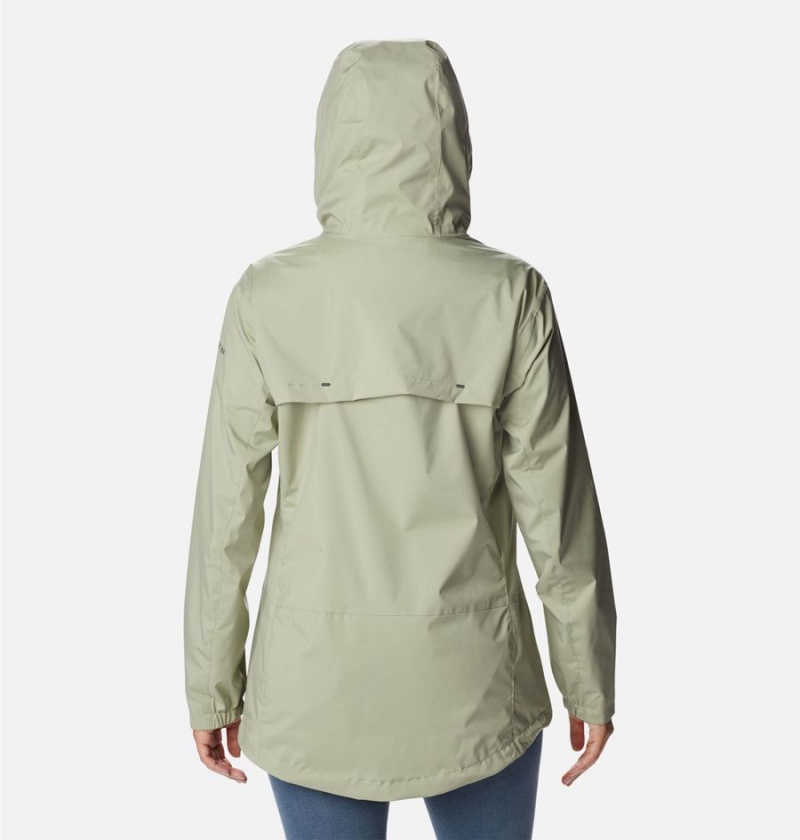 Columbia Sunrise Ridge Women's Rain Jacket Green | HZNIJQ-837