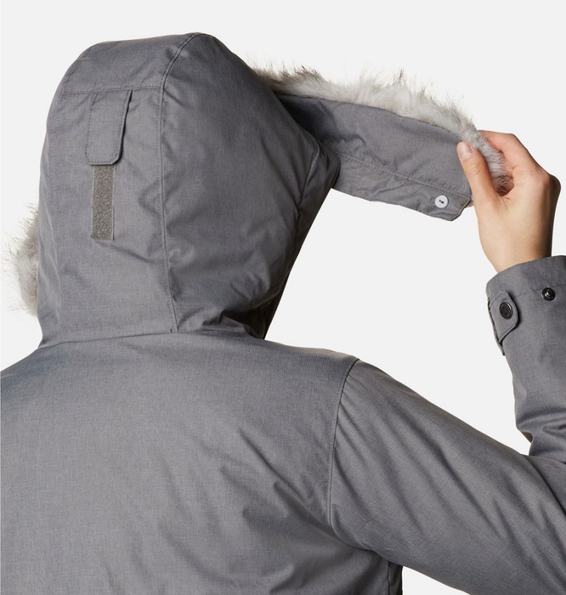 Columbia Suttle Mountain Long Insulated Women's Coats Grey | YBTSGP-850