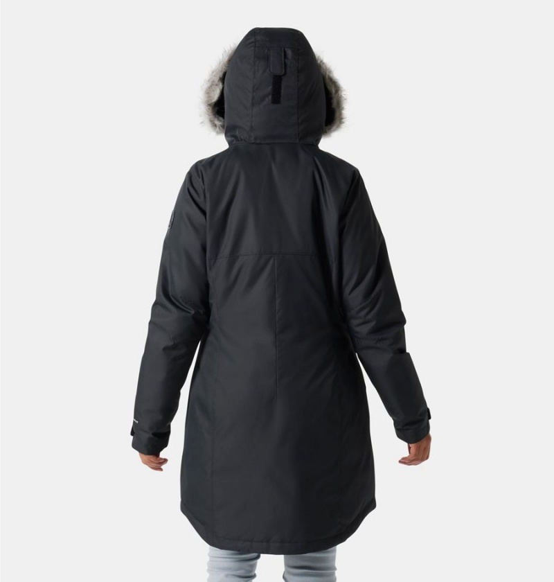 Columbia Suttle Mountain Long Insulated Women's Coats Black | RHKSVG-570