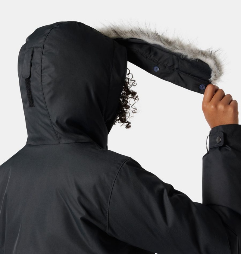 Columbia Suttle Mountain Long Insulated Women's Coats Black | RHKSVG-570