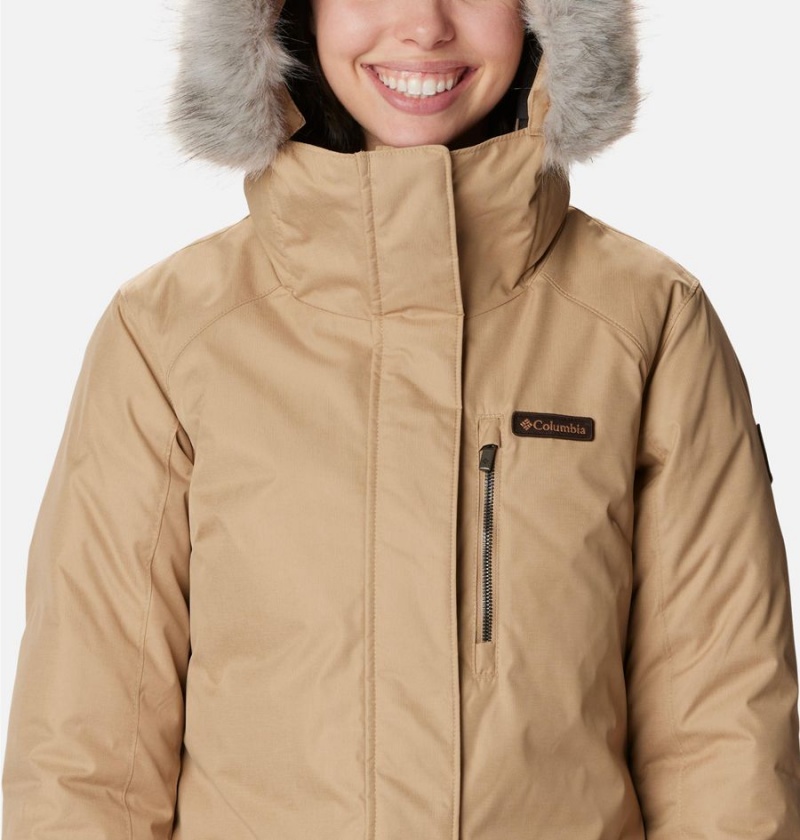 Columbia Suttle Mountain Long Insulated Women's Coats Khaki | ICADPW-572