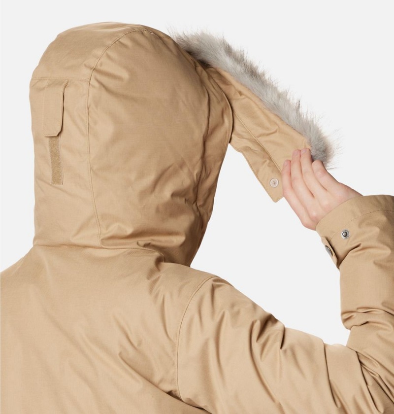 Columbia Suttle Mountain Long Insulated Women's Coats Khaki | ICADPW-572