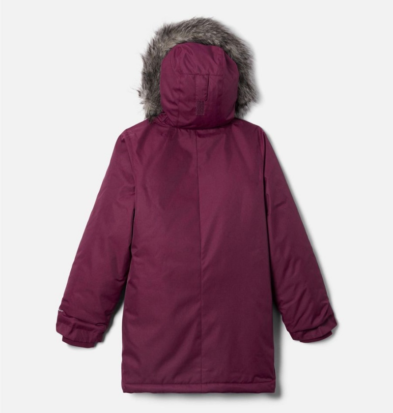 Columbia Suttle Mountain Long Insulated Kids' Jacket Coral | SAVHER-984
