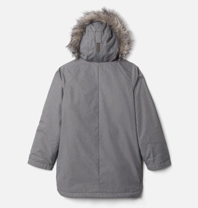 Columbia Suttle Mountain Long Insulated Kids' Jacket Grey | JEUVAZ-470